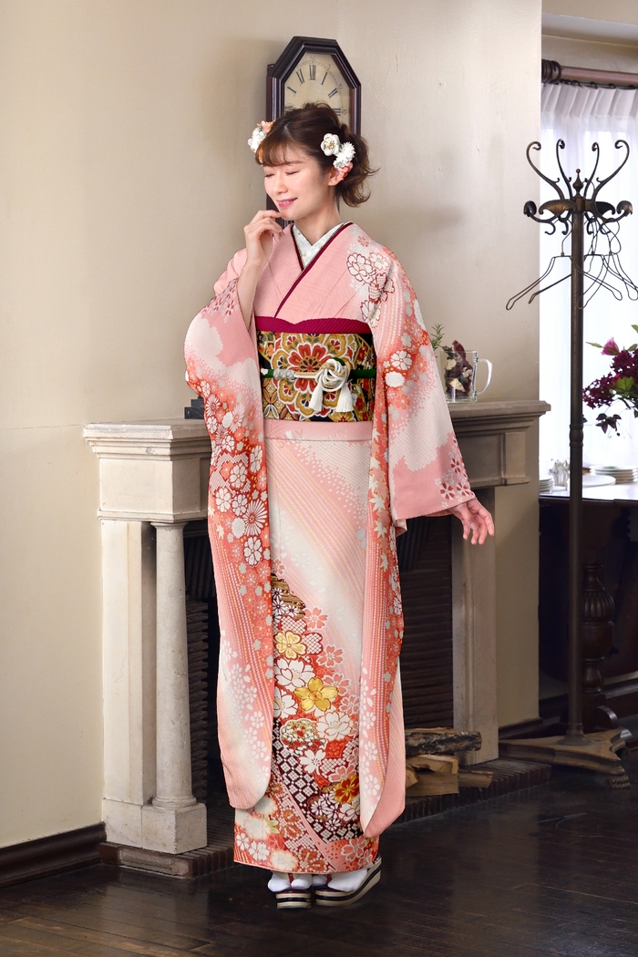 【1week　レンタルプラン】　振袖　F007-17